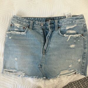 Abercrombie Mini Jean Skirt